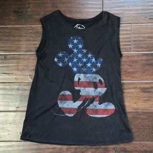 Disney Tank Top (size small, USA colored Mickey)